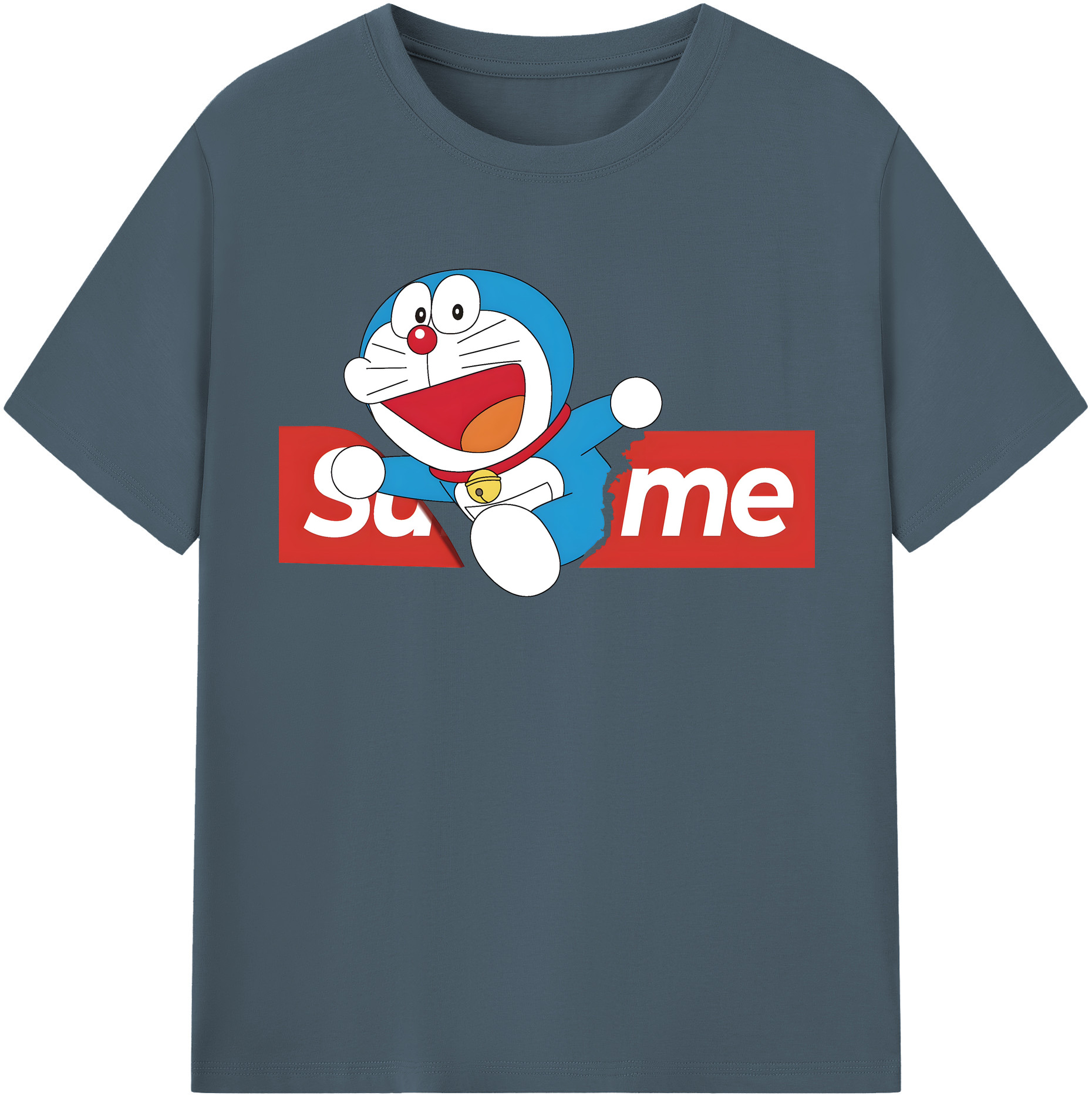 （画像用） ドラえもん Doraemon 綿100％半袖Tシャツ（フロントプリント）